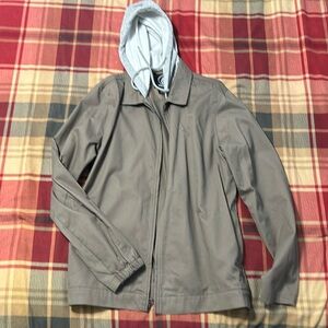 Volcom Hooded lightweight Jacket size large.